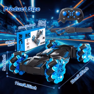 360° Gesture-Controlled RC Car Toy for Kids