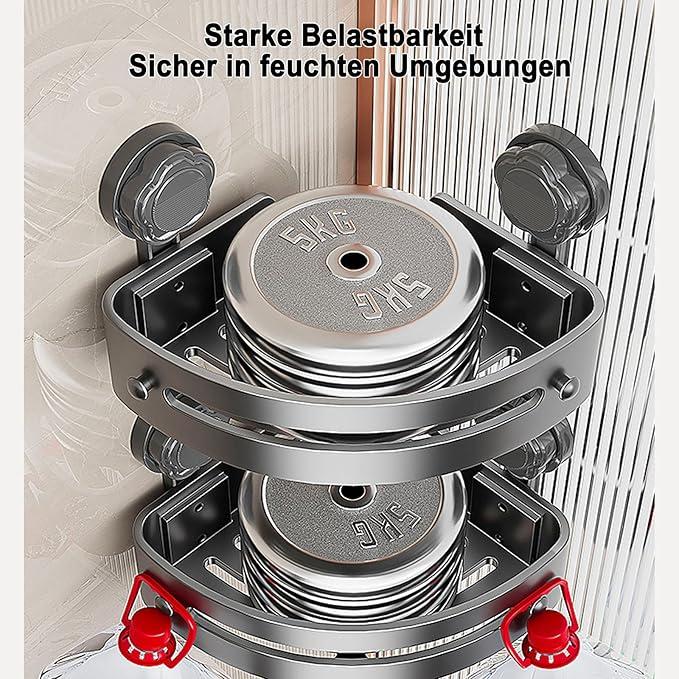 Shower Shelf Racks Suction Cup Bathroom Storage Rack, No Drilling Shelves for Bathroom Storage & Home Decor Shower Caddy - Image 5