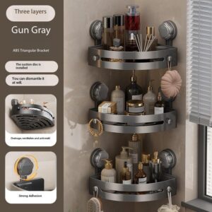 Shower Shelf Racks Suction Cup Bathroom Storage Rack, No Drilling Shelves for Bathroom Storage & Home Decor Shower Caddy