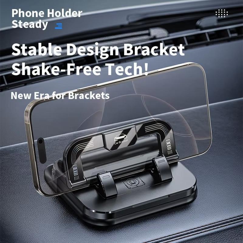 Car Phone Mount with Strong Suction Cup – 360 ° Rotation, Adjustable Viewing Angles, Anti-Slip Holder for All Phones. - Image 2